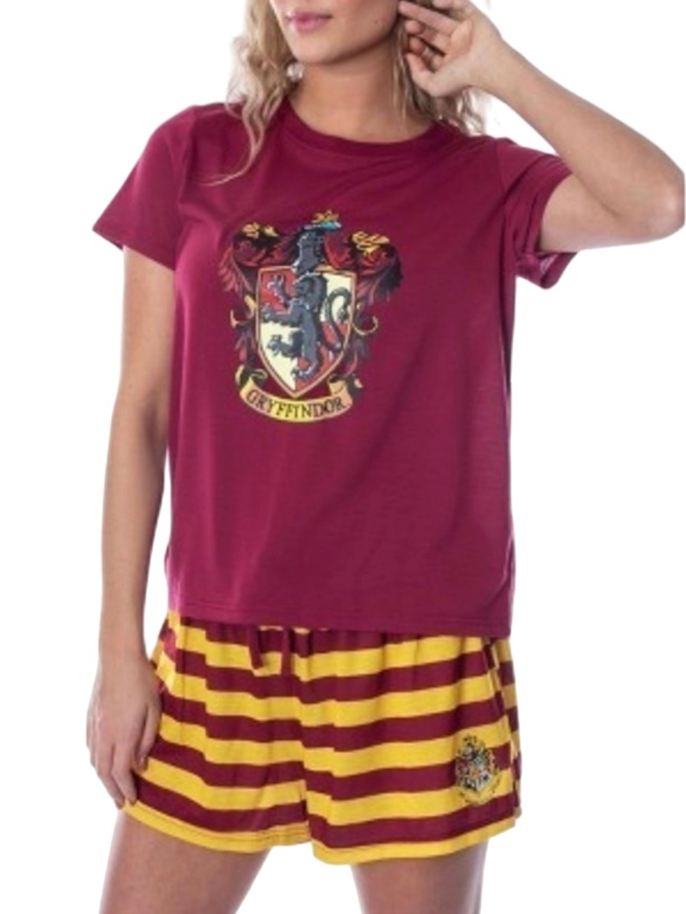 Harry Potter Hogwarts Castle Shirt and Shorts Pajama Set Sleepwear Pjammy
